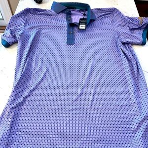 Purple never worn Greyson XL golf shirt